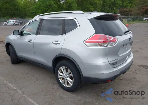 2016 Nissan Rogue Sv z USA, uszkodzony, nr VIN KNMAT2MV1GP650132